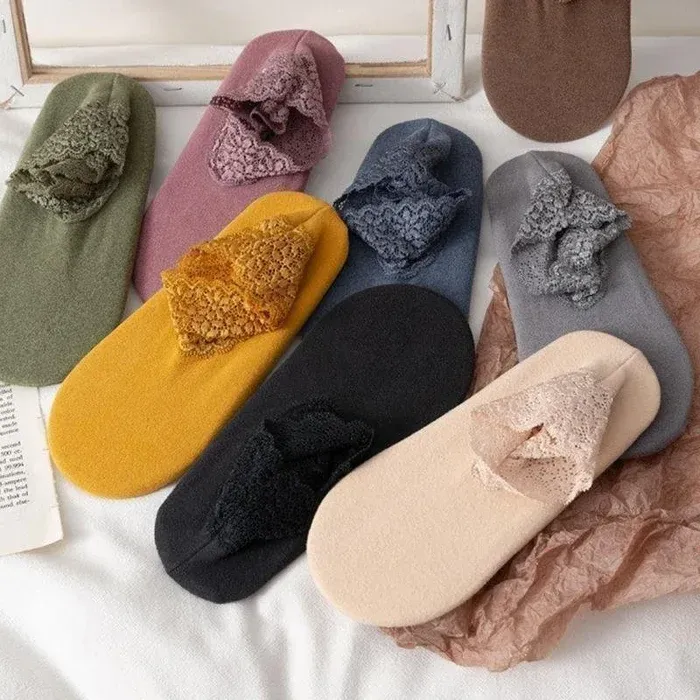 8 Pairs Of All Colors New Fashion Lace Warmer Socks(One size fit all)