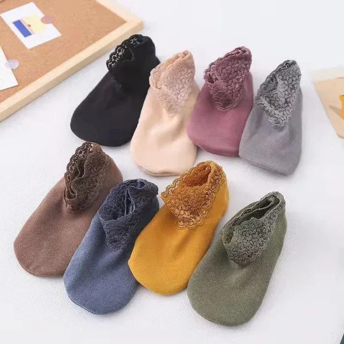 8 Pairs Of All Colors New Fashion Lace Warmer Socks(One size fit all)