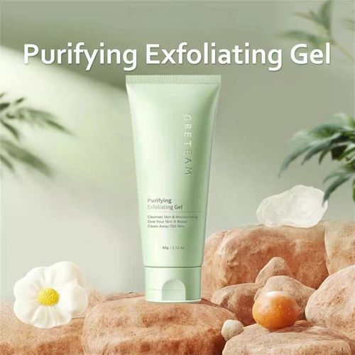 Get Glowing Smooth Skin Instantly! Greteam Purifying Exfoliating Gel for Face & Body