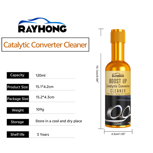 Car Three-Way Catalytic Converter Cleaner Fuel System Booster Exhaust Emission Reducer Auto Maintenance Product for Kenyan Drivers