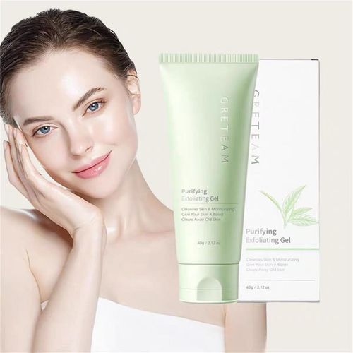Get Glowing Smooth Skin Instantly! Greteam Purifying Exfoliating Gel for Face & Body