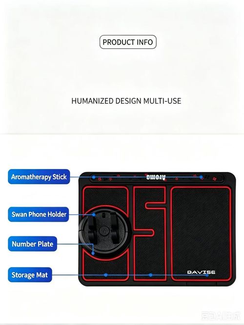 4-in-1 Glow Car Dash Mat | All You Need In Car