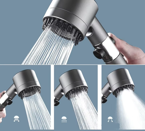 New style booster shower head