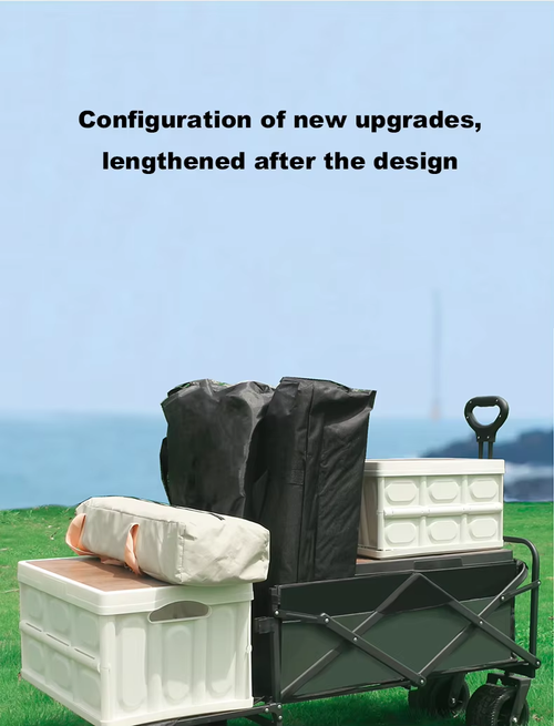 Outdoor folding large camping cart camping cart camper