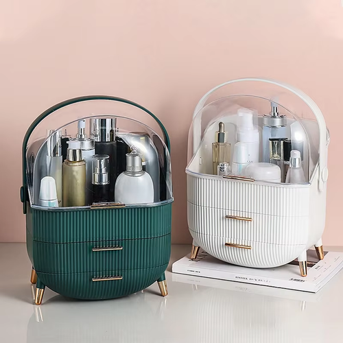 Light luxury cosmetics storage box