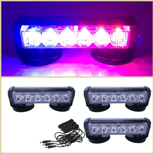 Wireless remote control car rechargeable warning light strong magnetic flashing light