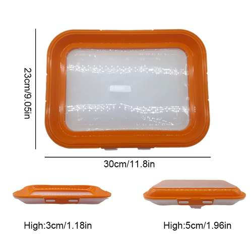 Multifunctional double-sided fresh-keeping box vacuum fresh-keeping tray refrigerator fresh-keeping tray
