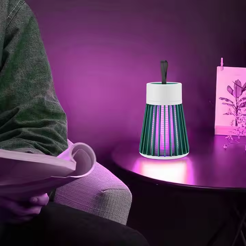 Electric shock type powerful outdoor mosquito repellent lamp car-mounted mosquito catching and killing device