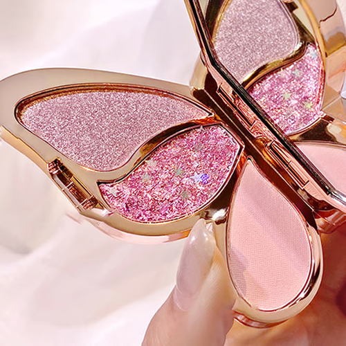💄6 colors lucky butterfly eye shadow
