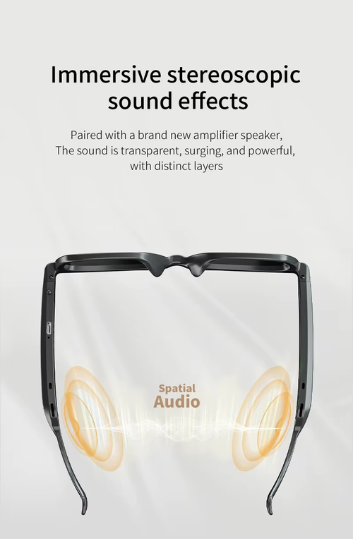 The 2025 model of smart audio Bluetooth glasses with translation function is on a 40% discount promotion.
