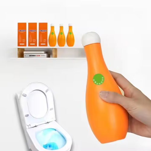 Magic Toilet Cleaner Bathroom Bowling Bottle Blue Liquid Automatic Toilet Freshener Detergent