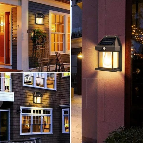 Solar lights with motion sensors
