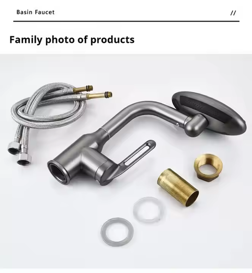 Single-Handle Stainless Steel Flying Saucer Bath Shower Faucet Multifunctional Space Rain Jet Hot Cold Ceramic Valve Core Made