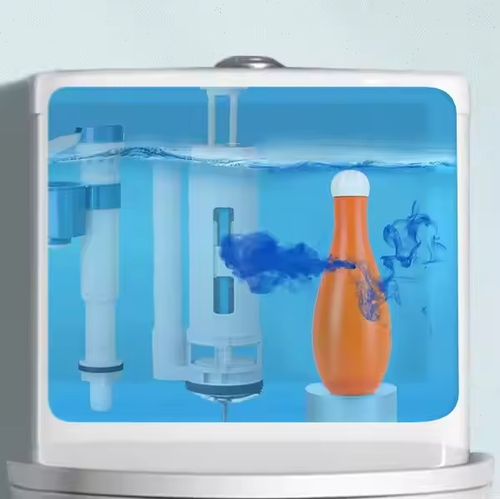 Magic Toilet Cleaner Bathroom Bowling Bottle Blue Liquid Automatic Toilet Freshener Detergent