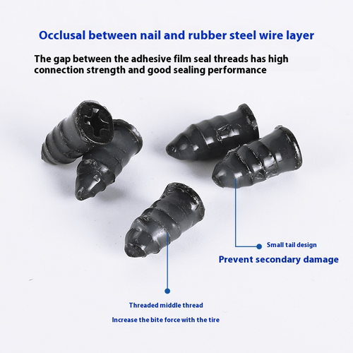 Self-Sealing Mushroom Plug Kit for Electric Bike & Motorcycle Tubeless Tires – A Damage-Free, Quick Tire Repair Tool