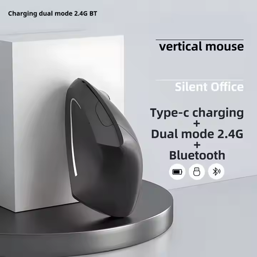 🖱Wireless USB Rechargeable Ergonomic Vertical Optical Mouse(🔥50% off)