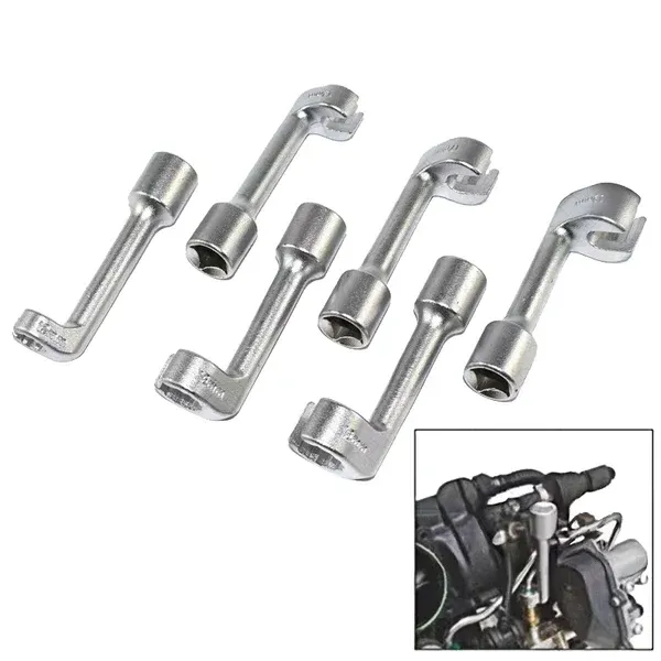Open hexagon slotted oxygen sensor wrench diesel injection pipe socket wrench   Suitable for various vehicles