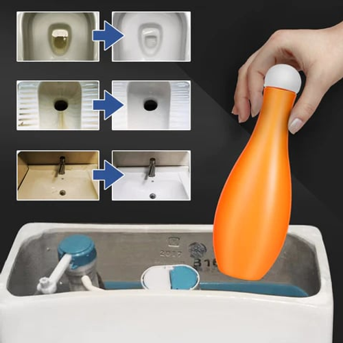 Magic Toilet Cleaner Bathroom Bowling Bottle Blue Liquid Automatic Toilet Freshener Detergent