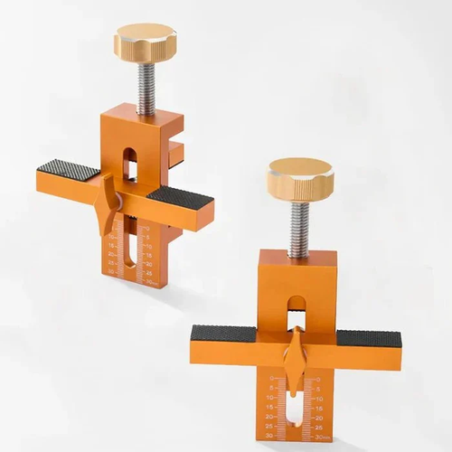 New cabinet door installation aid woodworking cabinet door fixed artifact aluminum alloy quick positioning hole opening tool