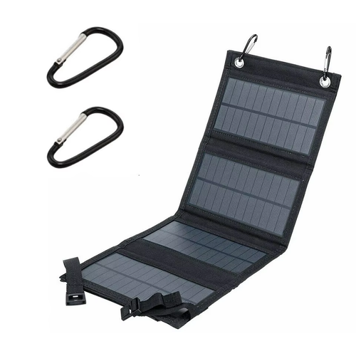 Monocrystalline Silicon 8W Foldable Solar Panel Charger for Cell Phones MP3 MP4 MP5 Tablets Game Consoles and 5V Devices