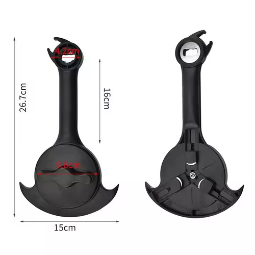 New Multi-function Household Kitchen Tool Bottle Opener Anti-skid and Labor-saving Rotary Can Opener