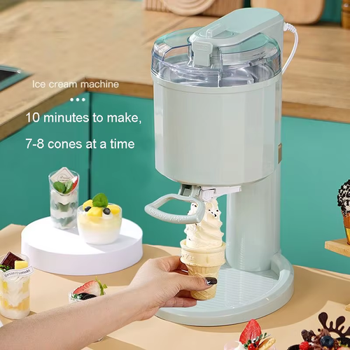 Fully automatic mini fruit ice cream machine Children's DIY ice cream cone machine
