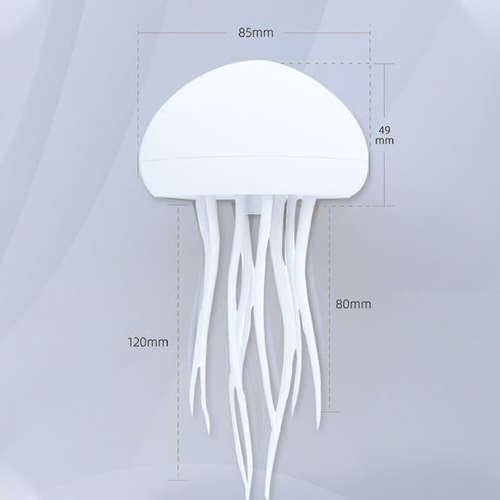 Sound-Controlled Gradient Jellyfish Lamp with Dancing Tentacles