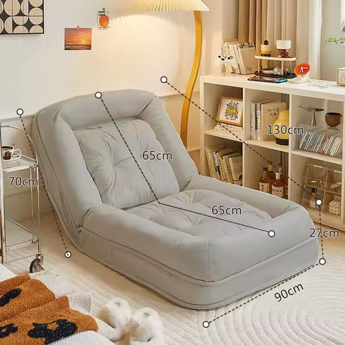 Lazy sofa can lie down and sleep on balcony tatami bedroom room reading small sofa