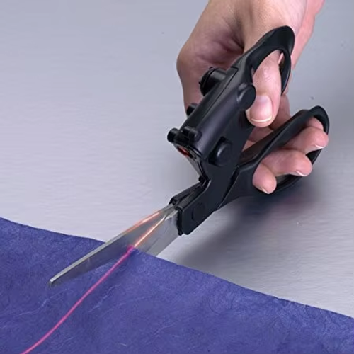 Laser scissors infrared guided tailor straight scissors
