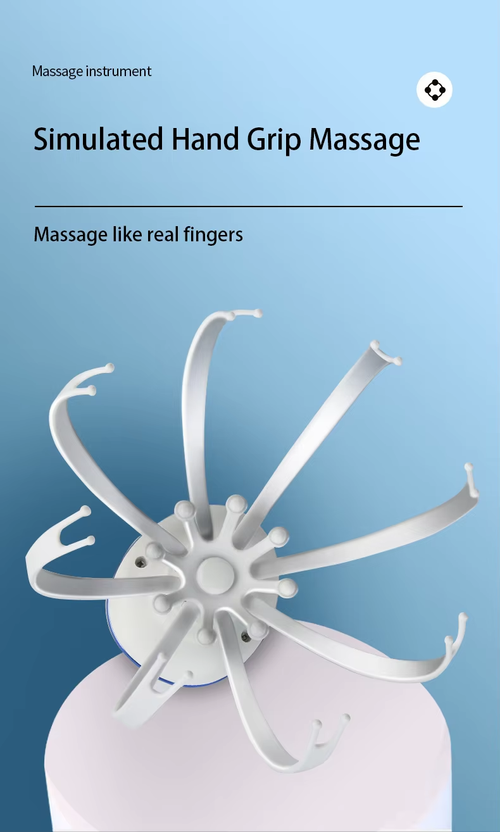 New head massager Electric rechargeable octopus head massager Multi-claw head therapy soul extractor