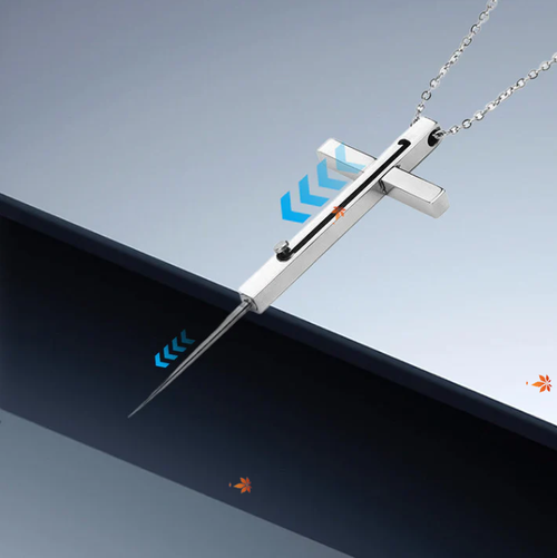 Self Defense Cross Necklace