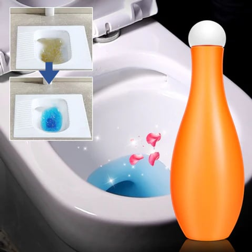 Magic Toilet Cleaner Bathroom Bowling Bottle Blue Liquid Automatic Toilet Freshener Detergent
