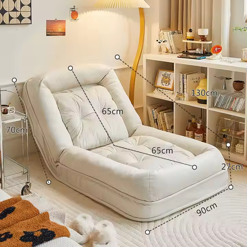 Lazy sofa can lie down and sleep on balcony tatami bedroom room reading small sofa