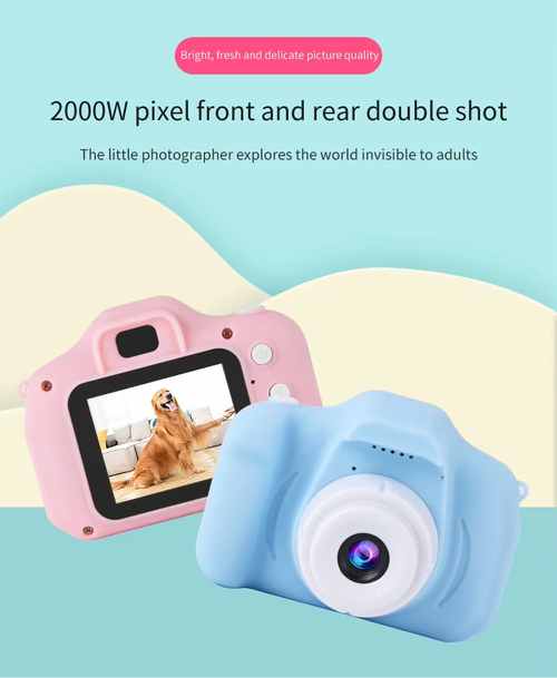 Cheapest Hot Selling Single Lens X2 Mini Digital Video Kids Camera for Kids 1080P Children Camera Toy Gifts