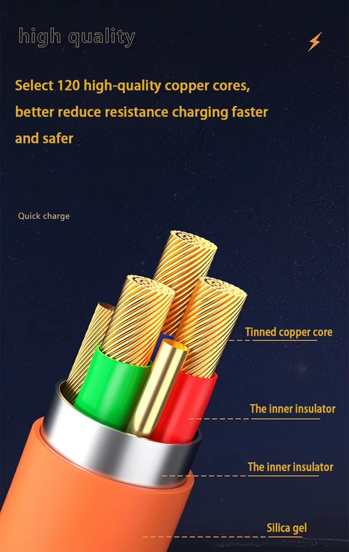 3 in 1 120w Metal Super Fast Charging Cable Usb to Type C Micro 6a Fast Charging Data Line Usb Silicone Quick Charge Cable