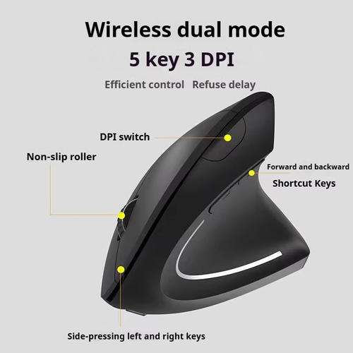 🖱Wireless USB Rechargeable Ergonomic Vertical Optical Mouse(🔥50% off)