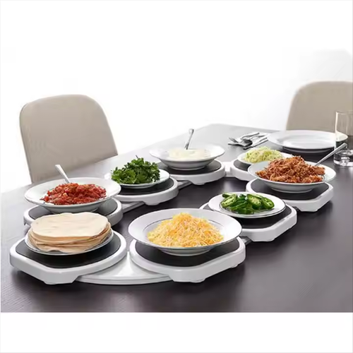 Revolution Turntable Expandable Desktop Rotating Storage Rack for Kitchen and Dining Table