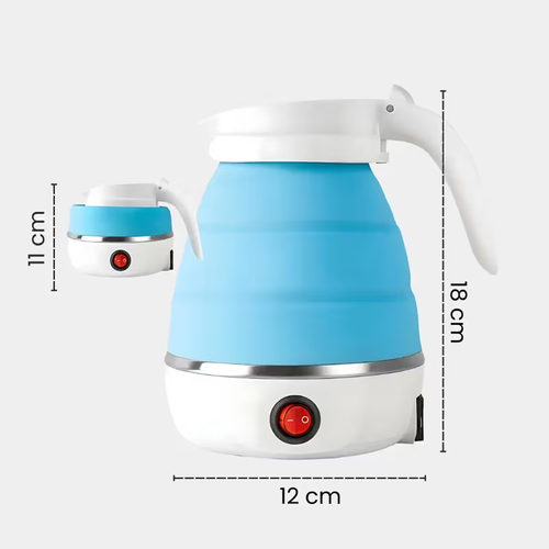 Hot drinks everywhere Mini foldable kettle silicone electric kettle