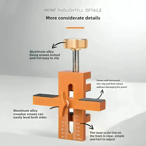 New cabinet door installation aid woodworking cabinet door fixed artifact aluminum alloy quick positioning hole opening tool