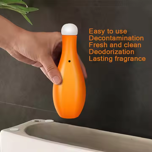 Magic Toilet Cleaner Bathroom Bowling Bottle Blue Liquid Automatic Toilet Freshener Detergent
