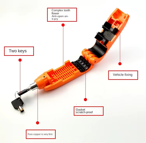 Electric bike anti-theft lock motorcycle lock handlebar lock with alarm