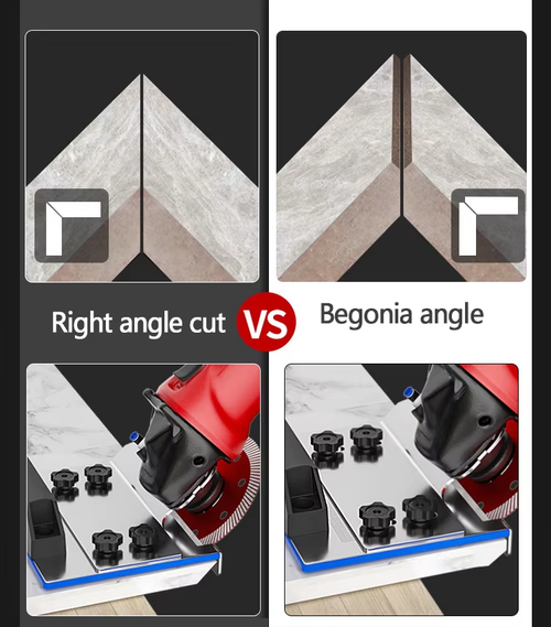 Angle Grinder 45 Degree Tile Chamfer Bracket Variable Cutting Machine Accessories Base Angle Grinder 45 Degree Chamfer Cutting