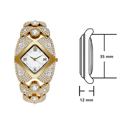 💎49% off ⌚Women's Retro Quartz Watch with Sparkling Rhinestones