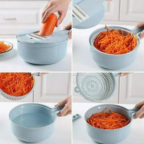 Kitchen multi-function vegetable cutter egg white separator shredder