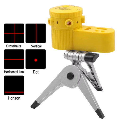 LV06 laser level 4 in 1 household level ruler laser ruler can rotate with tripod line tool