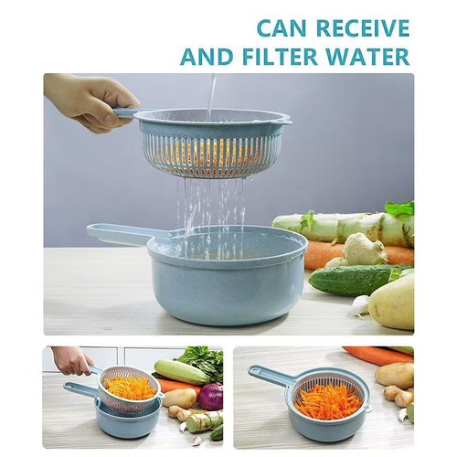 Kitchen multi-function vegetable cutter egg white separator shredder