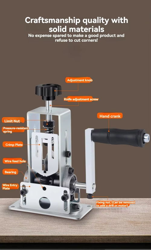 Manual Electric Wire Stripping Machine Cable Stripper Crank Scrap Copper Cutter Cable Stripper Machine