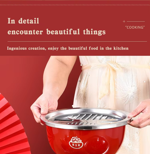 Kitchen Washing Vegetables, Fruit, Rice Colander Strainer Set 3QT Stainless Steel Microporous Colander Mixing Bowl