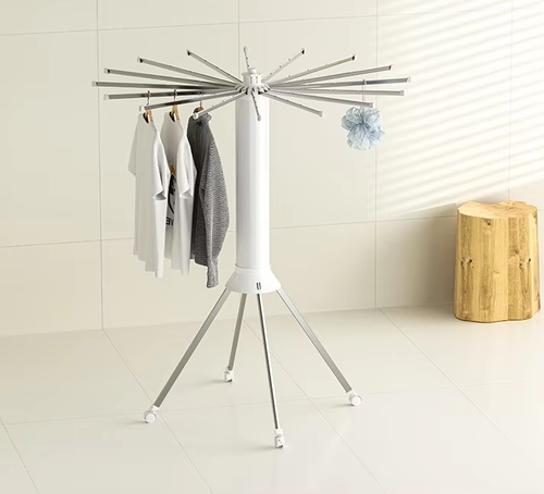 360 degree rotating octopus clothes drying rack floor folding clothes drying rod