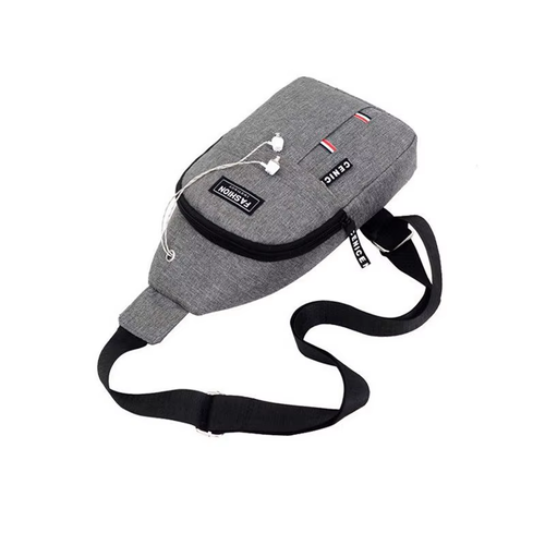Men's fashionable and convenient casual chest bag Oxford cloth sports travel chest bag cash register crossbody